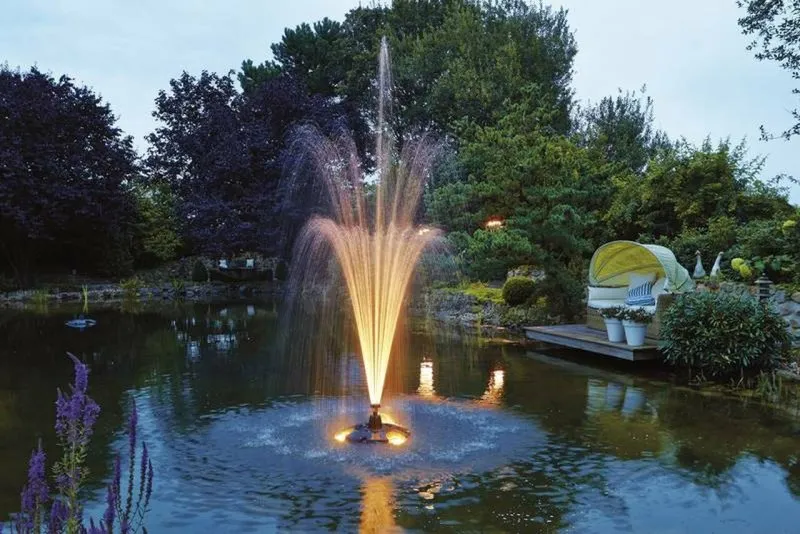 Плавающий фонтан Heissner для пруда