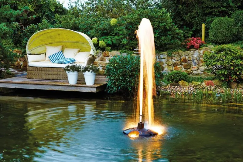 Плавающий фонтан для пруда Pond-Jet Eco
